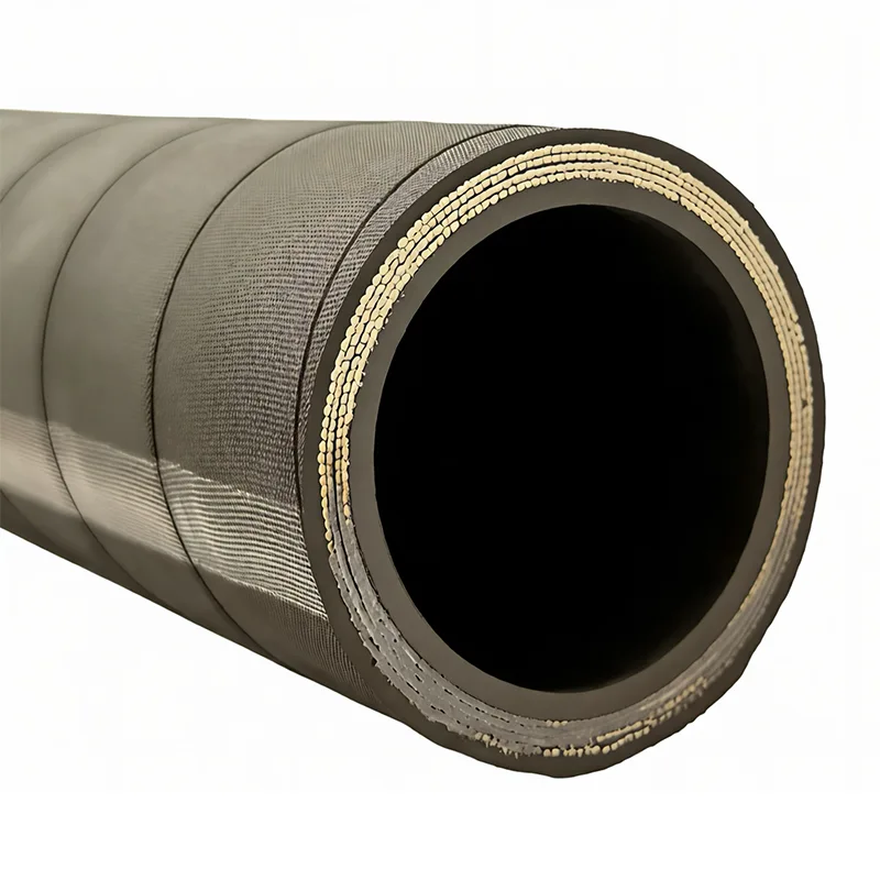 What are the anti wear measures between high-pressure rubber hoses and hard hoses?