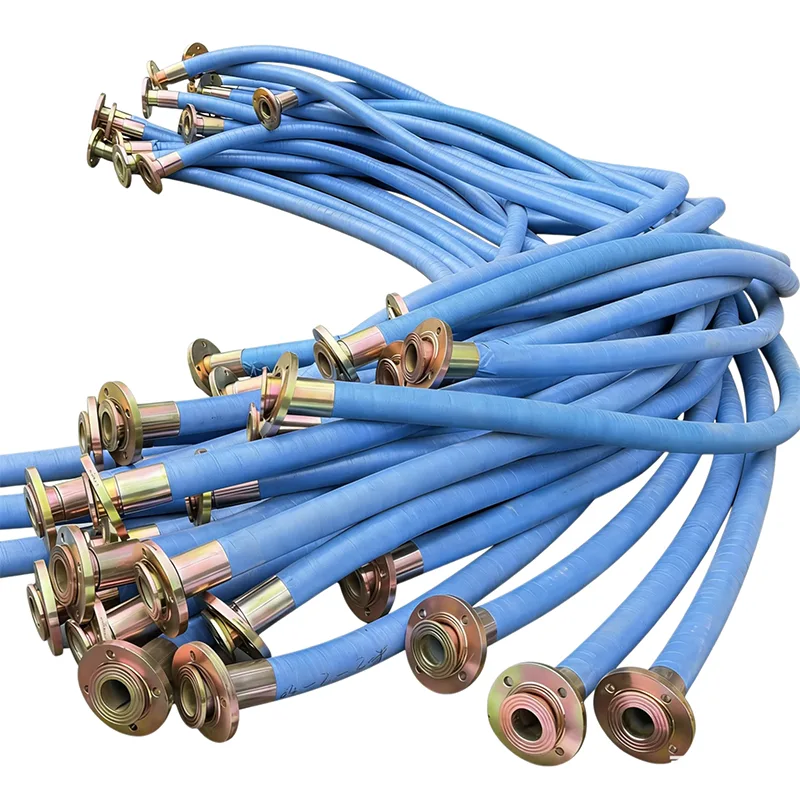 The crimping method of high-pressure rubber hose joints