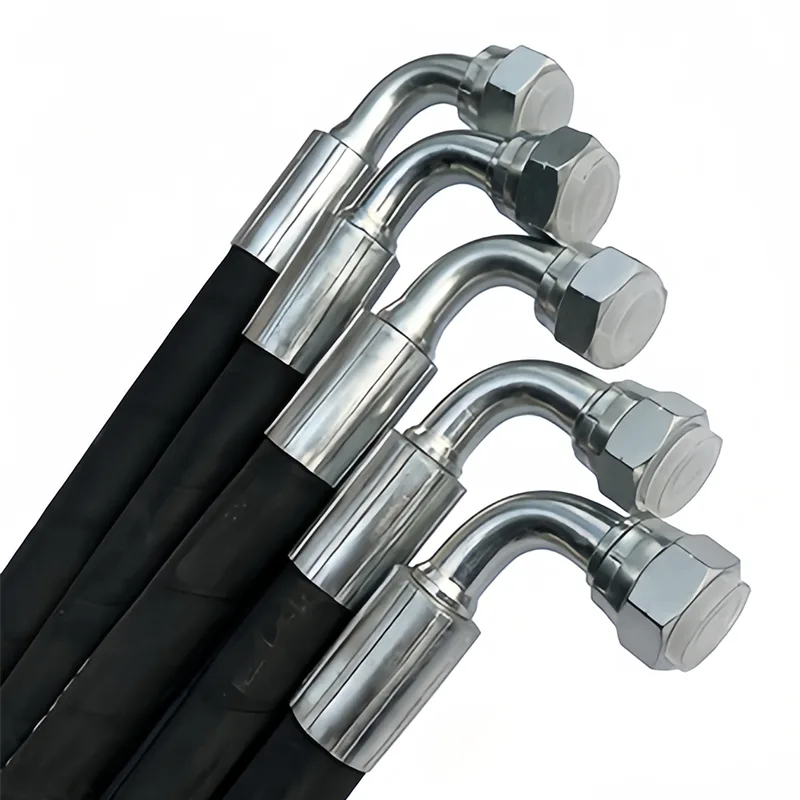 High-Pressure Hydraulic Rubber Hose Assembly With Connector
