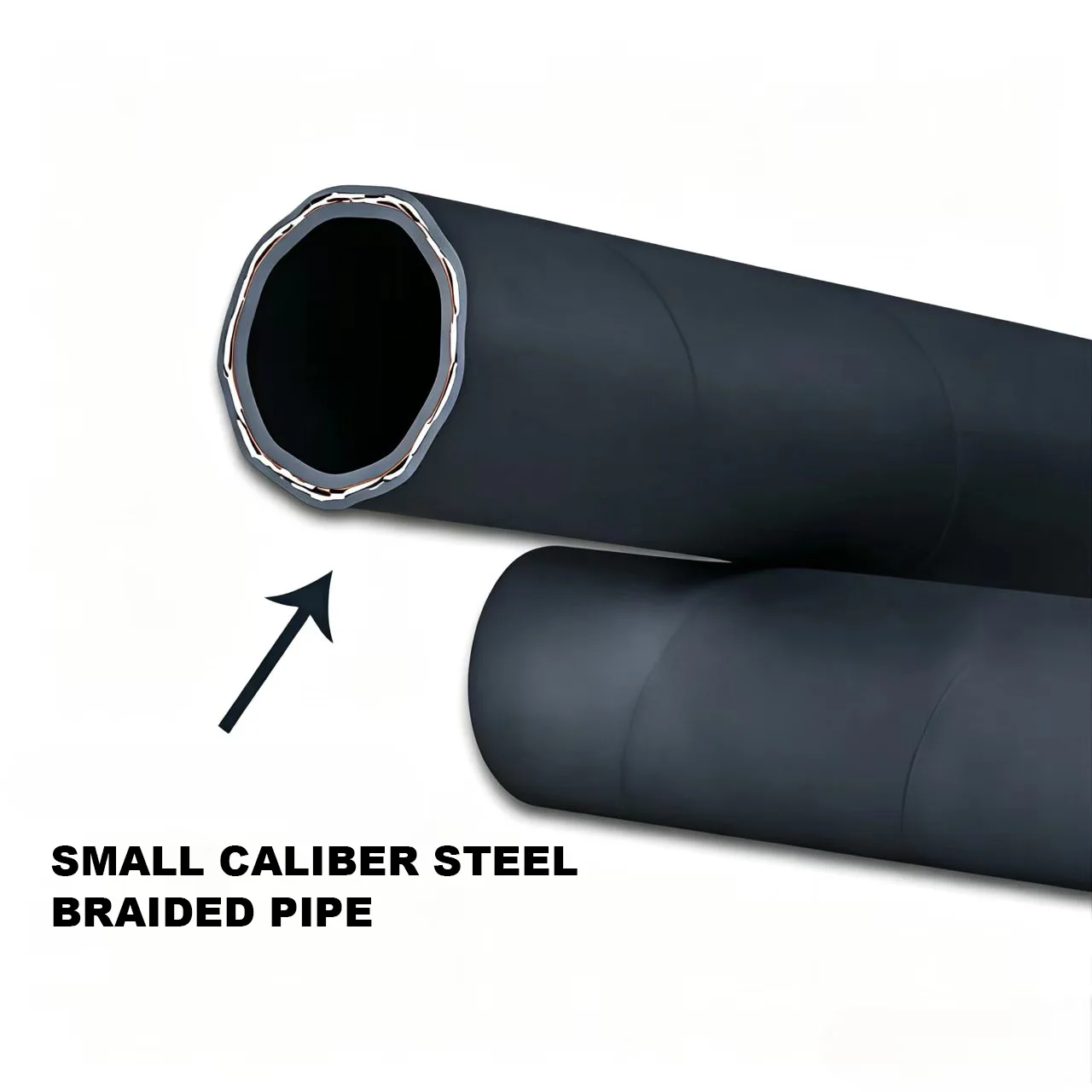 Steel Wire Braided Oil-Resistant And Wear-Resistant Hydraulic Hose